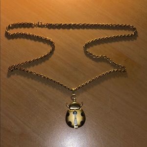 Ladybug watch necklace